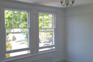 Completed - Sash windows also restored - Now ready for new carpets